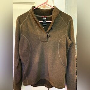 The North Face Men's Zip Up Sweater - Brown